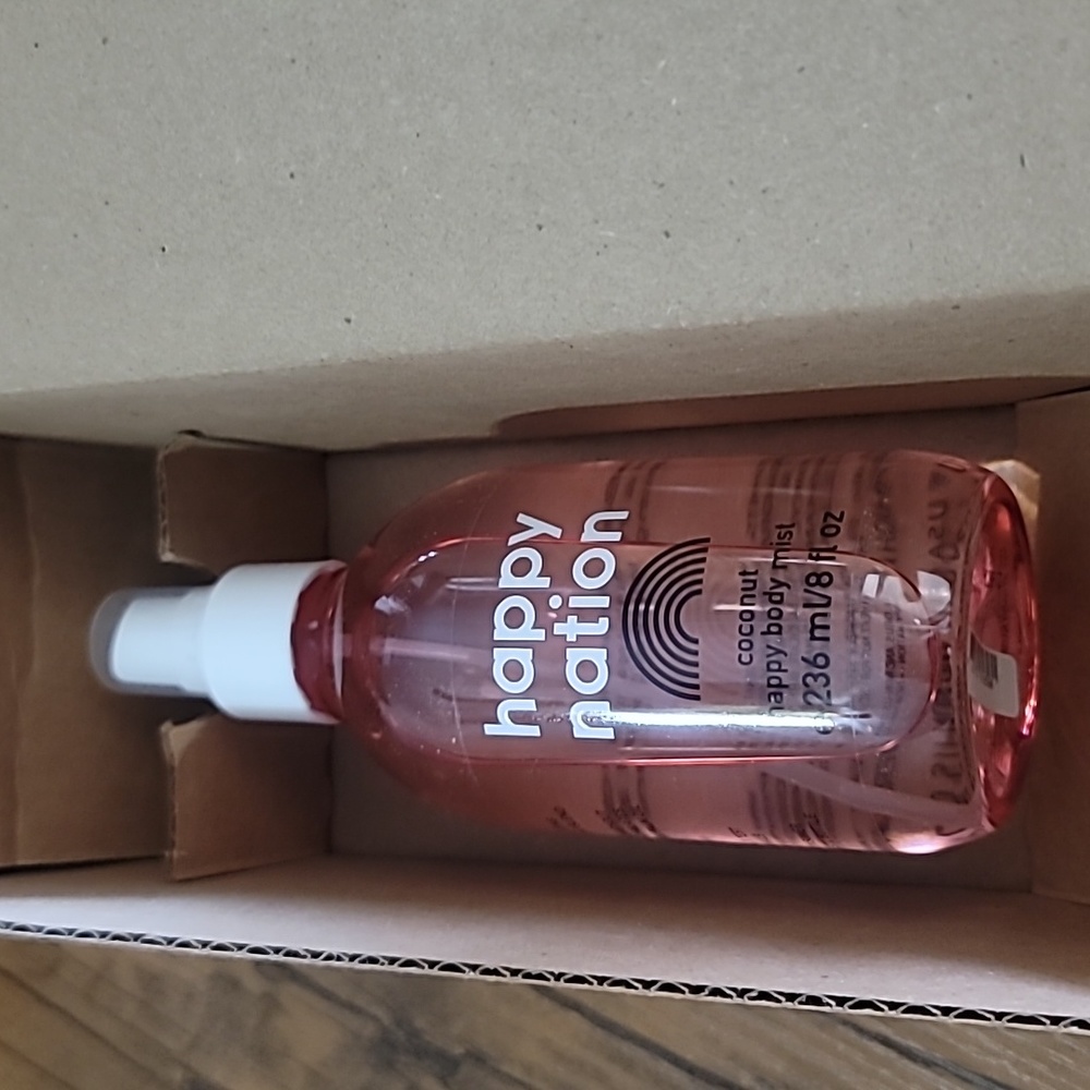 Victoria's secret pink happy nation coconut fragrance